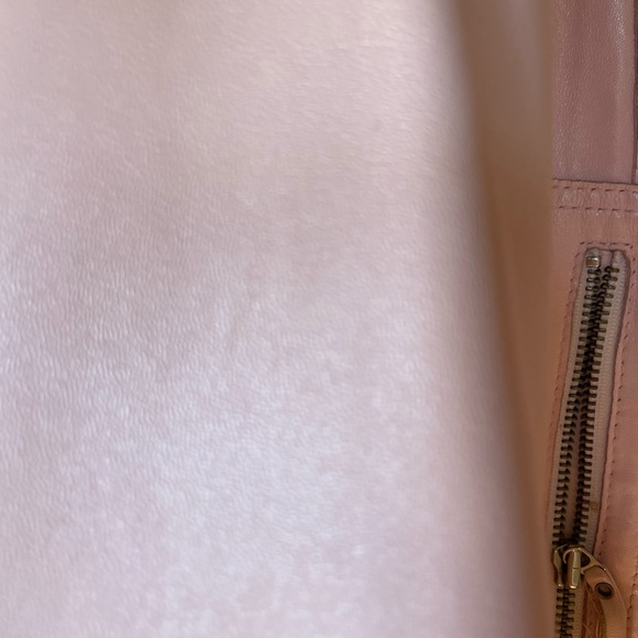 Pink leather jacket - Picture 5 of 9